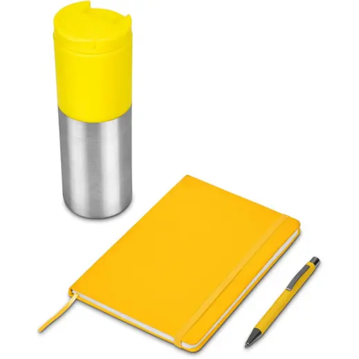 Watson White Gift Set - Yellow